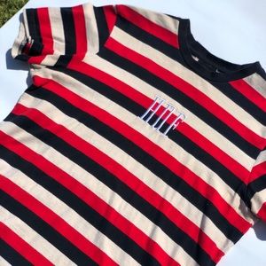 HUF striped tee medium